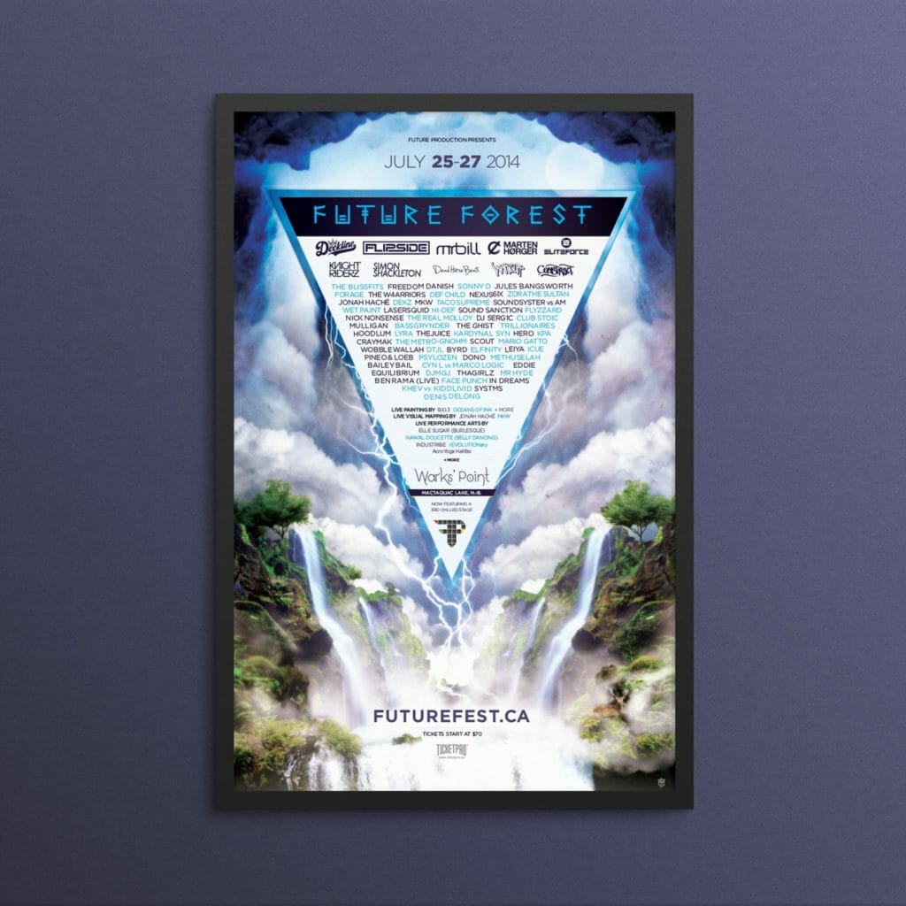 Future Forest 2014 lineup poster
