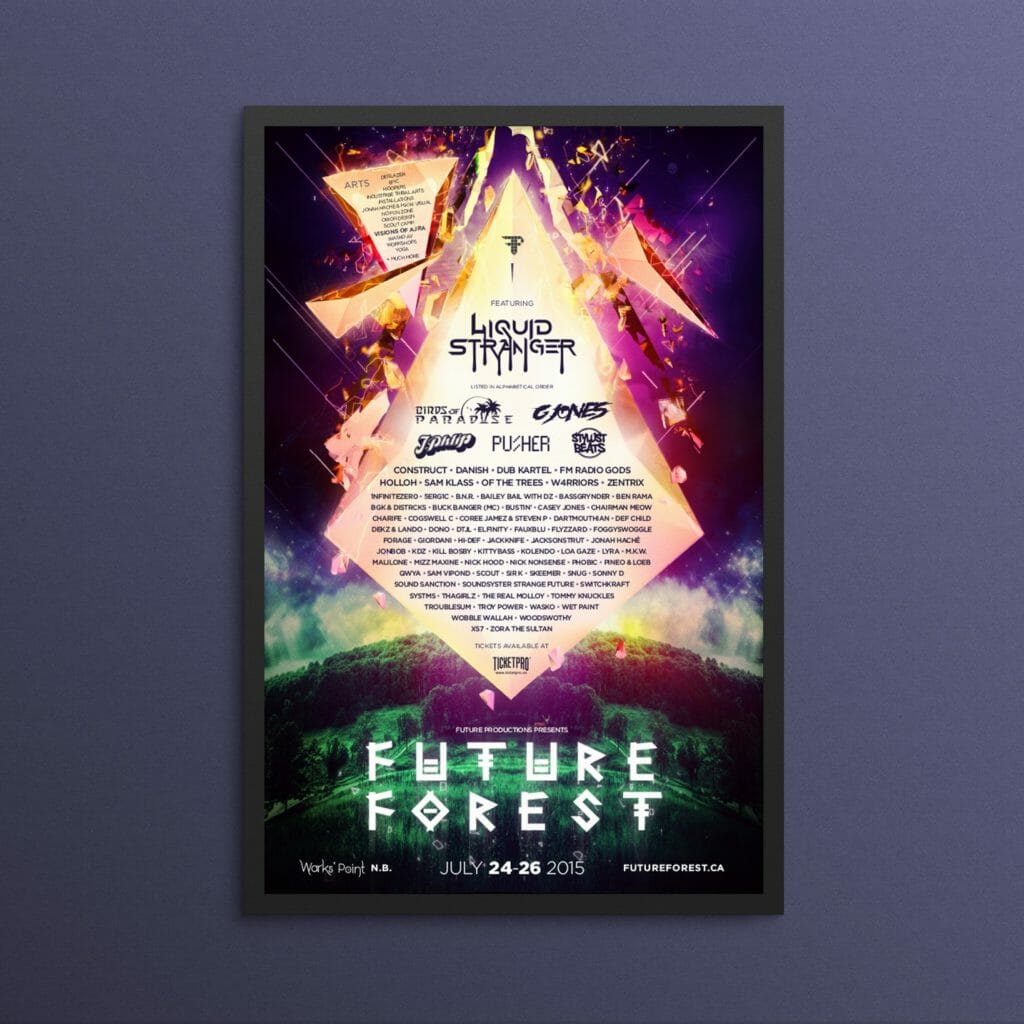 Future Forest 2015 lineup poster
