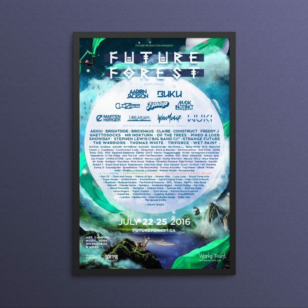 Future Forest 2016 lineup poster